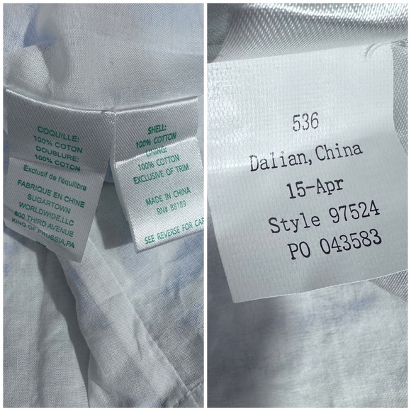 ⭐️Lilly Pulitzer Annabelle Shift in Bay Blue Yacht Sea [731] - Picture 8 of 8